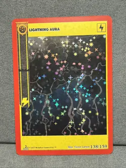 MetaZoo Cryptid Nation 2nd Lightning Aura FH full holo card 138/159 NM/M - Image 1