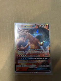 CHARIZARD GX MISCUT SM195 BLACK STAR PROMO HOLO POKEMON CARD - Image 1