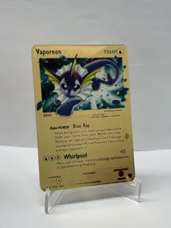 Vaporeon 70HP Metal Pokemon Card-Collectible Gift Display - Image 1
