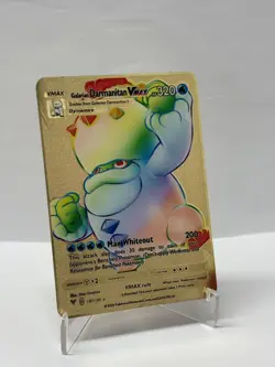 Galarian DarmanitanVMAX HP320 Metal Pokemon Card-Collectible Gift Display - Image 1