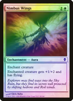 Nimbus Wings FOIL Zendikar NM White Common MAGIC THE GATHERING CARD ABUGames - Image 1