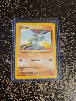 MACHOP - 52/102 - Base Set - Pokemon Card - Image 2
