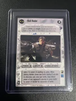 Star Wars CCG SWCCG Reflections 2 Dash Rendar Non-Foil Premium Card NM+ Decipher - Image 1
