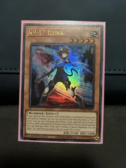 Yu-Gi-Oh Justice Hunters K9-17 Izuna Ultra Rare Card JUSH-EN031 - Image 1