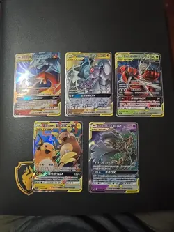 Pokemon TCG Chinese TAG TEAM GX Sun And Moon Lot/bundle 5 Cards (U.S SHIPPED) LP - Image 3