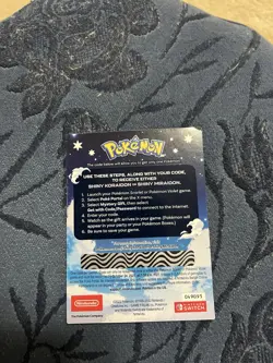 Shiny Miraidon Koraidon Code GameStop Pokemon - Physical PROMO Card- Unused Code - Image 2