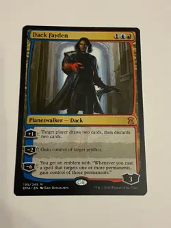 Magic the Gathering : ETERNAL MASTERS Dack Fayden NM MTG - Image 1