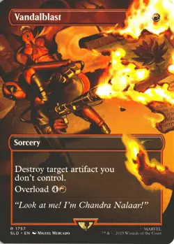 MTG Vandalblast (1757) *Non-Foil* Borderless Secret Lair: Deadpool MT/NM - Image 1