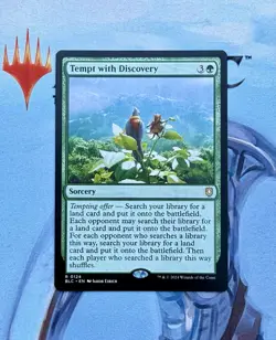 Tempt with Discovery Commander: Bloomburrow Regular - Image 1