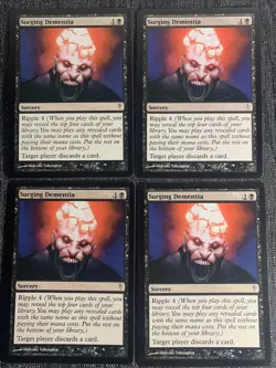 4x Surging Dementia NM Coldsnap MTG Magic The Gathering - Image 1
