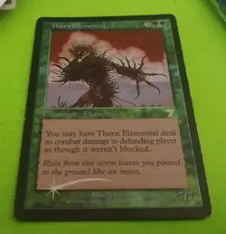 MTG Foil THORN ELEMENTAL 273/350 7th Edition Rare Gold Magic The Gathering #216 - Image 1