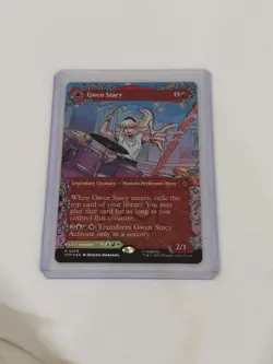 MTG Gwen Stacy (0209) Foil (Borderless) Marvel's Spider-Man NM SPM - Image 1
