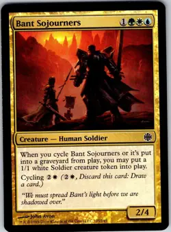 Magic the Gathering Foil Bant Sojourners Alara Reborn MTG Free Shipping! - Image 1