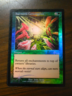 MTG Urza's Legacy FOIL Harmonic Convergence Unplayed Excellent - NM Condition - Image 1