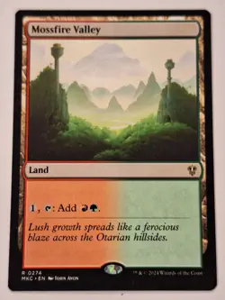 Mossfire Valley - Commander: Murders at Karlov Manor Magic the Gathering MTG - Image 1