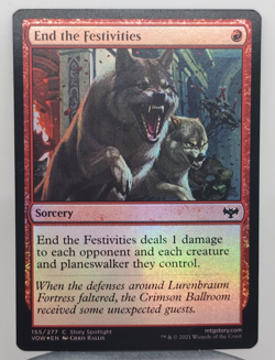 Foil - End the Festivities - Innistrad: Crimson Vow (VOW) - Image 1