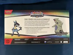 Pokemon PRISMATIC EVOLUTIONS LUCARIO & TYRANITAR PREMIUM Sam's Club EXCLUSIVE - Image 2