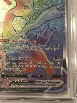 2022 Pokemon Lost Origin - KYUREM VMAX - Rainbow Rare 197/196 - CGC 9.5 GEM MINT - Image 4