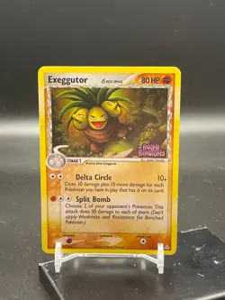 2006 Pokemon EX Holon Phantoms Exeggutor Delta Species Reverse Holo #41/110 - Image 1