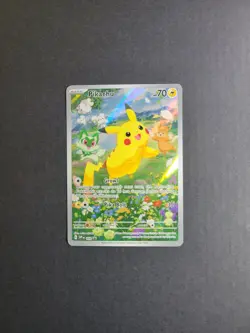 Pikachu 088 Pokemon TCG S&V Black Star Promo Rare Holo NM - Image 2