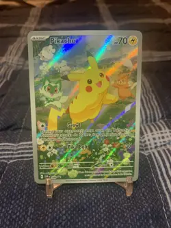 Pikachu 088 Pokemon TCG S&V Black Star Promo Rare Holo NM - Image 1