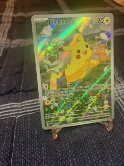 Pikachu 088 Pokemon TCG S&V Black Star Promo Rare Holo NM - Image 3
