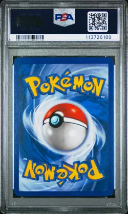2007 Pokemon Diamond Pearl #32 Ninetales Reverse Foil Mysterious Treasures PSA 8 - Image 2