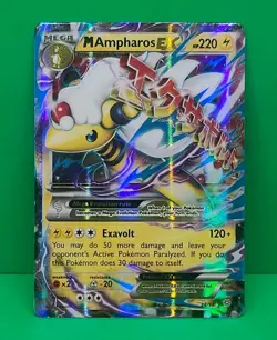 Pokemon XY Ancient Origins MINT Condition Mega M Ampharos EX 28/98 Grade Worthy - Image 4