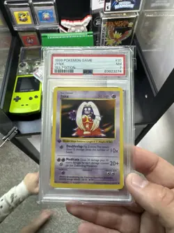 1999 Pokemon Base Set 1st Edition #31 Jynx Card PSA 7 - Image 1