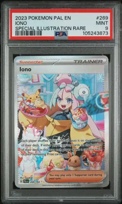 2023 POKEMON PAL EN-PALDEA EVOLVED SPECIAL ILLUSTRATION RARE #269 IONO PSA 9 - Image 1