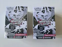 LOT OF 2 Pokemon Scarlet & Violet - White Flare Booster Bundle - SEALED - Image 1