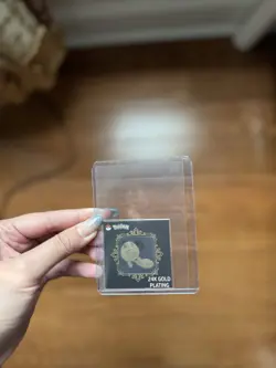 Poliwag 24k Gold Plated Sticker Korean Striking Candy Pokemon - Image 1