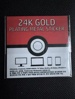 Spearow 24k Gold Plated Sticker Korean Striking Popping Candy Pokemon - Image 2