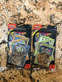 Set Of 2 Pokemon Mega Evolution Premium Checklane Blisters - Image 1