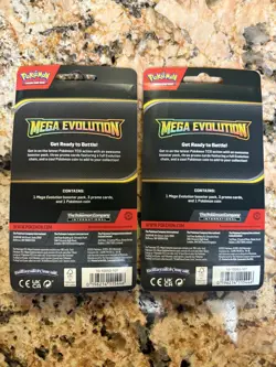 Set Of 2 Pokemon Mega Evolution Premium Checklane Blisters - Image 2