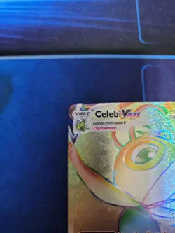 Pokemon TCG Celebi VMAX Chilling Reign 199/198 Holo Secret Rare pack fresh - Image 2