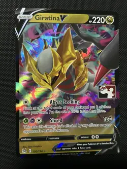 Pokemon TCG Giratina V Prize Pack Series 3 130/196 Holo Ultra Rare NM - Image 1