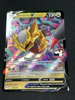 Pokemon TCG Giratina V Prize Pack Series 3 130/196 Holo Ultra Rare NM - Image 2