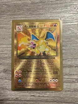 Pokemon Celebrations Set of Gold MetalCards (Charizard 4/102, Pikachu 58/102) - Image 3