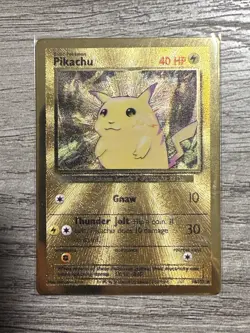 Pokemon Celebrations Set of Gold MetalCards (Charizard 4/102, Pikachu 58/102) - Image 5