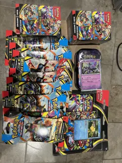 Pokemon Mega Evolution Booster Bundle Mini Tin Blister Booster Pack - Image 1