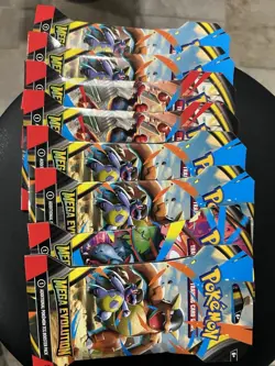 Pokemon Mega Evolution Booster Bundle Mini Tin Blister Booster Pack - Image 3