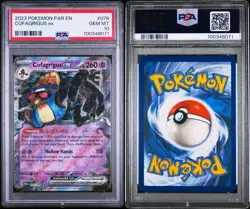 PSA 10 Pokemon Paradox Rift Cofagrigus ex Ultra Rare 224/182 - Image 3