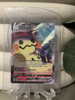 Pokemon TCG Holo Ultra Rare Full Art Mimikyu VMAX TG17 Near Mint/Gem - Image 1