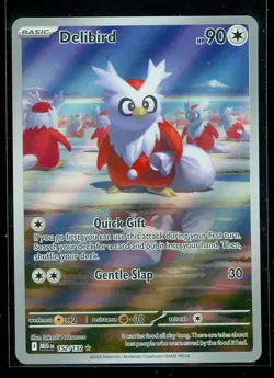 Pokemon DELIBIRD 152/132 - Mega Evolution - ILLUSTRATION RARE - MINT - Image 1