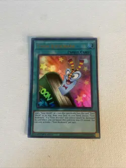 YUGIOH! Toon Bookmark TOCH-EN003 Ultra Rare 1st Edition - Image 1