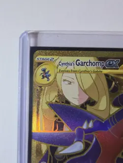 Pokemon TCG Cynthia's Garchomp EX Holo Card 241/182 Sv10: Destined Rivals - Image 2