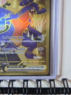 Pokemon TCG Cynthia's Garchomp EX Holo Card 241/182 Sv10: Destined Rivals - Image 4