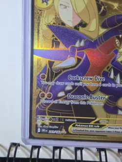 Pokemon TCG Cynthia's Garchomp EX Holo Card 241/182 Sv10: Destined Rivals - Image 5