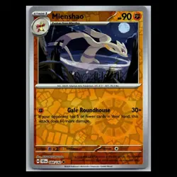 Mienshao 084/142 Reverse Holo Uncommon - Stellar Crown Pokemon Card - Image 1